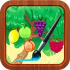 Fruits Coloring Book For Kids
