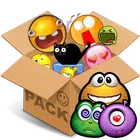 Emoticons pack Monsters Smiley
